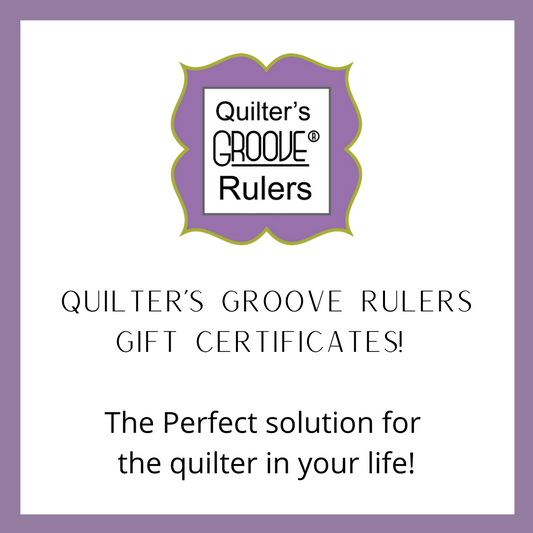 Quilter's Groove Rulers Gift Card